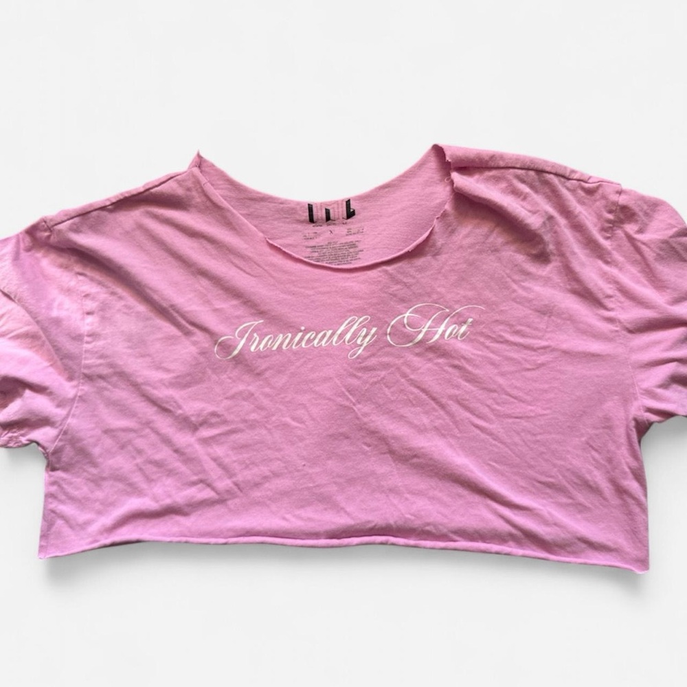 Pink Women's Crop Top
